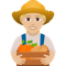 Woman Farmer- Medium-Light Skin Tone emoji on Emojione